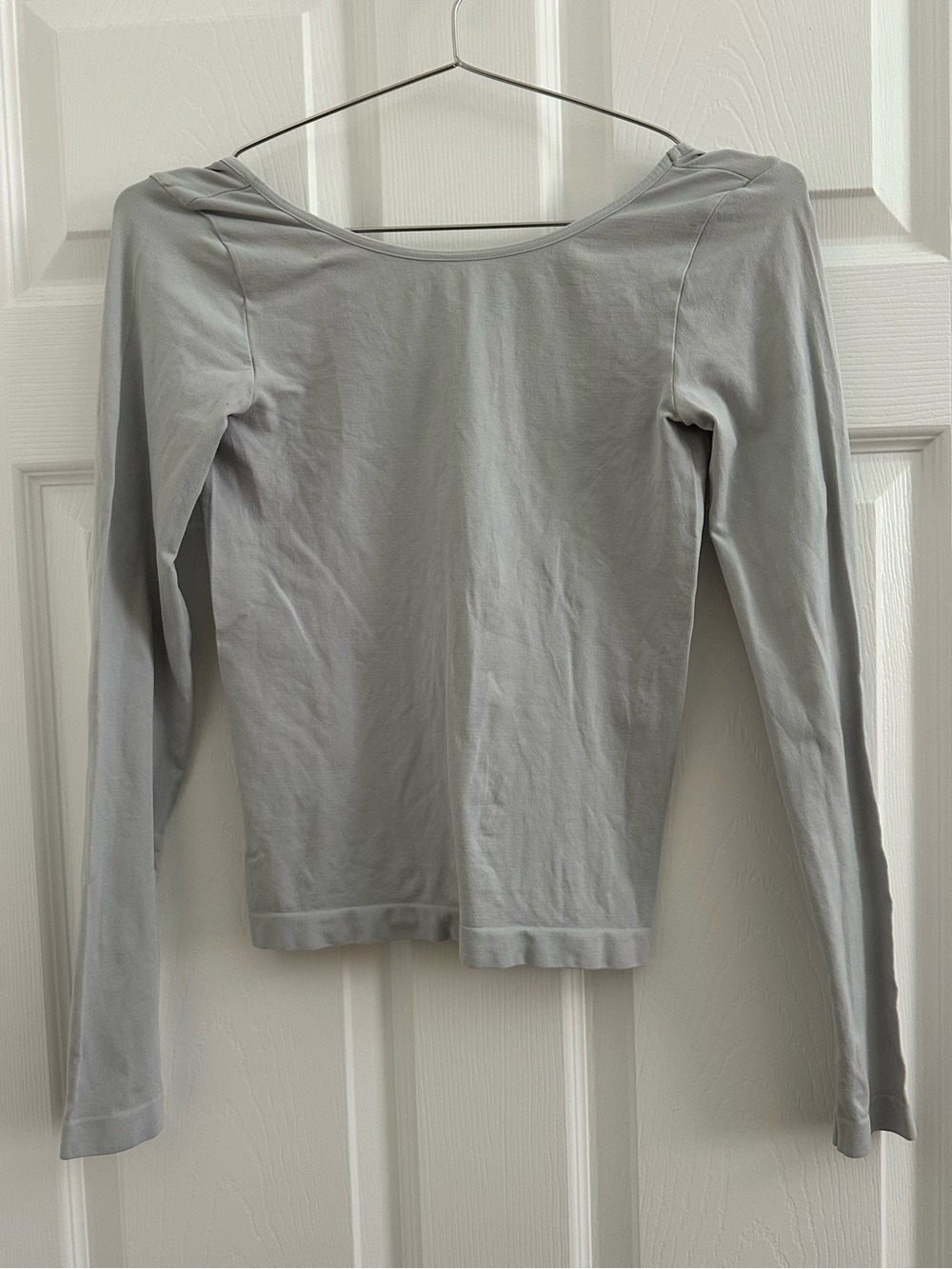 FP Intimately Women’s Long-Sleeve Boatneck Top - Light Gray